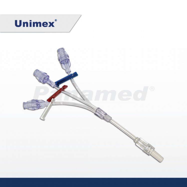 Unimex Tri-Lumen Extension Tube Unimex Tri-Lumen Extension Tube